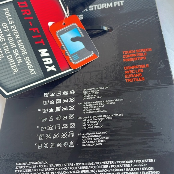 NIKE Womans running gloves Storm Fit Tech - Picture 3 of 8